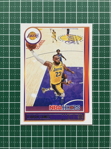 ★PANINI 2021-22 NBA HOOPS #136 LEBRON JAMES［LOS ANGELES LAKERS］ベースカード「BASE」★