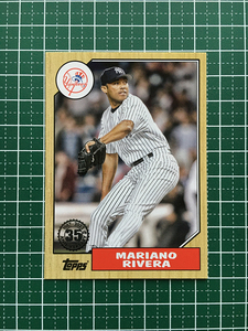 ★TOPPS MLB 2022 UPDATE #87TBU-42 MARIANO RIVERA［NEW YORK YANKEES］インサートカード「1987 TOPPS BASEBALL」★