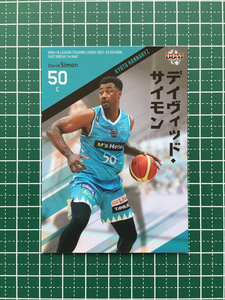 ★BBM Ｂリーグ 2021-22 FAST BREAK 1st HALF #054 デイヴィッド・サイモン［京都ハンナリーズ］レギュラーカード★