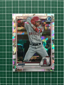 ★TOPPS MLB 2020 BOWMAN #BP-15 JORDYN ADAMS［LOS ANGELES ANGELS］ベースカード「CHROME PROSPECT」ATOMIC REFRACTOR パラレル版★