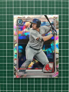 ★TOPPS MLB 2020 BOWMAN #BP-18 TRISTON CASAS［BOSTON RED SOX］ベースカード「CHROME PROSPECT」ATOMIC REFRACTOR パラレル版★