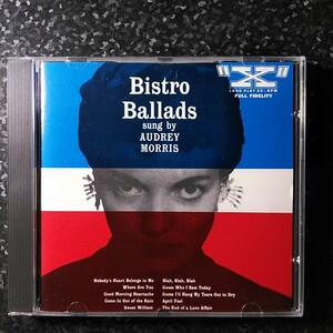 b【JAZZ他】オードリー・モリス　ビストロ・バラッズ　Audrey Morris Bistro Ballads