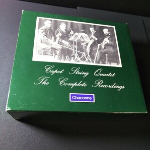 u（CHACONNE 6CD）カペー弦楽四重奏団 録音全集 Capet String Quartet The Complete Recordingsの画像1