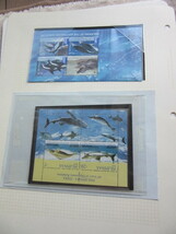 世界各国のクジラ（一部イルカ））を描いた切手10リーフ　1/3_画像5