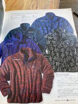 USA製 '95 patagonia printed lightweight synchilla snap-T island block dark teal XLsize_画像10