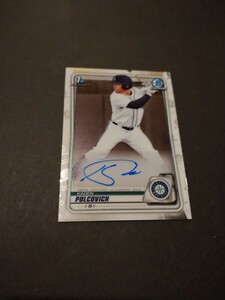 2020 topps Bowman Chrome Kaden Polcovich Auto 1st