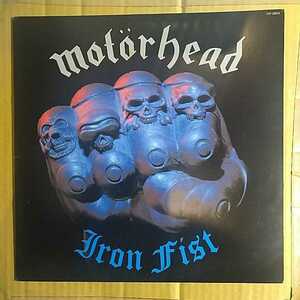 モーターヘッド「アイアン・フィスト　iron fist」邦LP 1982年★★nwobhmheavy metal punk motorhead