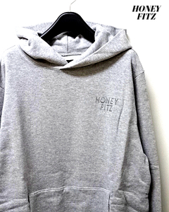 M 新品【HONEY FITZ FRENCH TERRY HOODIE-GRAY HFZ-0055 ハニーフィッツ フレンチテリー フーディー HONEY FITZ パーカー グレー】