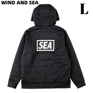 L 新品【WIND AND SEA SNOW PEAK X WDS FLEXIBLE INSULATED PULL-HOODIE スノーピーク X ウィンダンシー プルオーバーフーディー パーカー