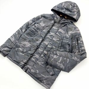 ペンフィールド ☆ Penfield ミリタリーデザイン♪ 中綿 カモフラ ジャケット パーカー 迷彩 LL アウトドア タウンユース アメカジ■N186