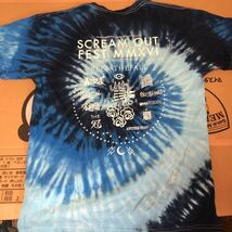 Scream Out Fest 2016 tie-dye T-shirt Tシャツ　バンドTシャツ　ライブ記念品_画像1