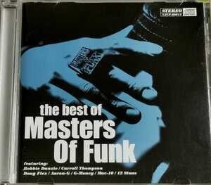 【THE BEST OF MASTERS OF FUNK】 国内CD