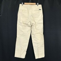 三陽商会★バーバリー★スラックス/テーパードパンツ【Mens size -W76/股下72cm/beige/ベージュ】Pants/Trousers◆BH251_画像2