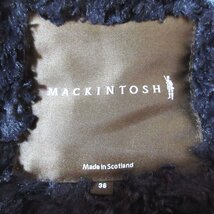 美品 MACKINTOSH マッキントッシュ 英国製 キルティング フーデッドコート 36 黒 ブラック_画像3