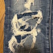 【極美品】アメリカンイーグル AMERICAN EAGLE JEGGING ジェギング 0 SHORT ダメージ デニム_画像7