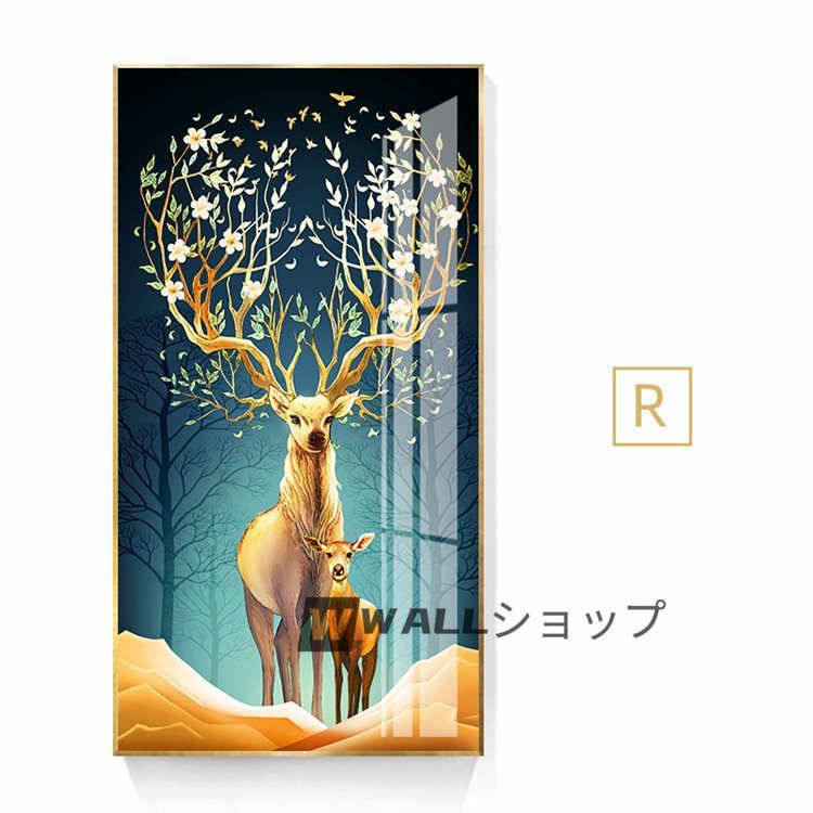 超美品★絵画 アートパネル 装飾画 壁掛け 額つき インテリア 置物 リビング, 玄関 飾り 美術品 風景画 縁起物 40cm*80cm, 美術品, 絵画, その他