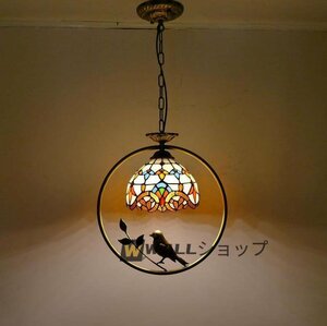 高級感満載★ドランプ ステンドグラス インコ 芸術品★ ティファニー 照明 家具