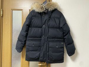 1-4 WOOLRICH ウールリッチ ダウン ブラック XSサイズ 数回着用　美品