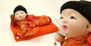 人形師 樫村瑞観 「這子」 ガラスケース付 市松人形 日本人形 風俗人形 郷土玩具 民芸 置物