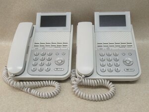 ^Ω ZZE 12982# guarantee have HITACHI [ ET-12iF-SDW ](2 pcs. set ) Hitachi integral-F 12 button telephone machine operation OK* festival 10000! transactions breakthroug!!