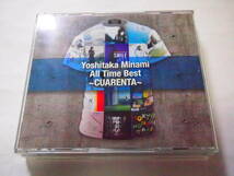 レア 送料無料 Yoshitaka Minami All Time Best CUARENTA 南義孝 オールタイムベスト 4枚組 １３年製 摩天楼のヒロイン ピストルなど _画像6