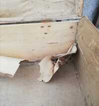 フランスアンティーク 木製トランク ボックス 収納 木箱 インテリア 店舗什器 ブロカント 古道具 宝箱_画像10