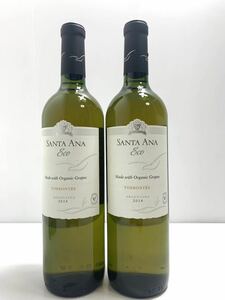 【2本セット】サンタ・アナ・エコ・トロンテス750ml 白　アルゼンチン　2014 オールドワイン