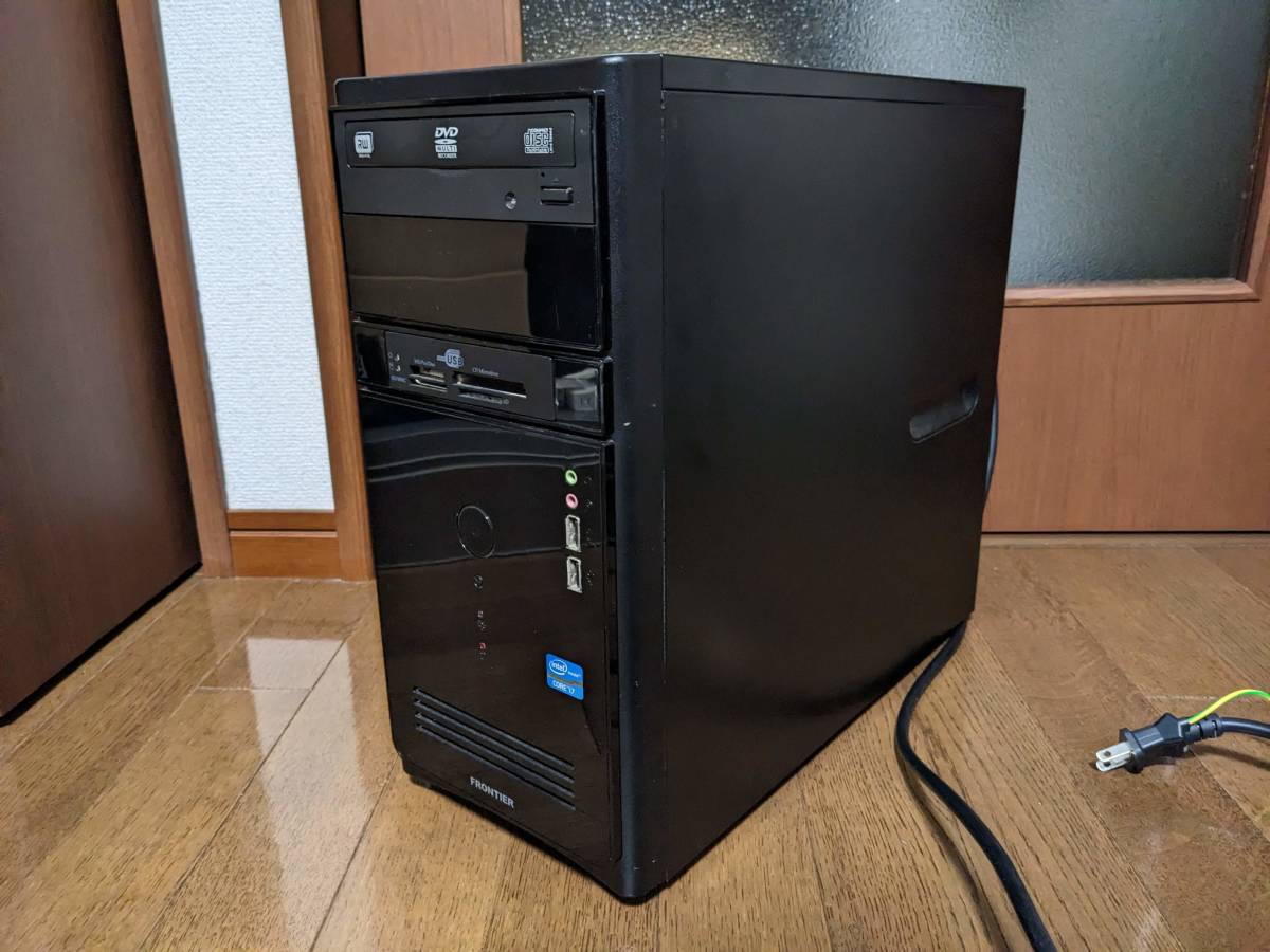 4/2最終値下げです】フロンティア FRGAH370 デスクトップPC-