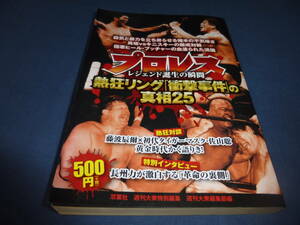 「プロレス熱狂リング衝撃事件の真相25」2014年・初版/アントニオ猪木/ジャイアント馬場/タイガーマスク/藤波/長州力/天龍/棚橋/ブッチャー