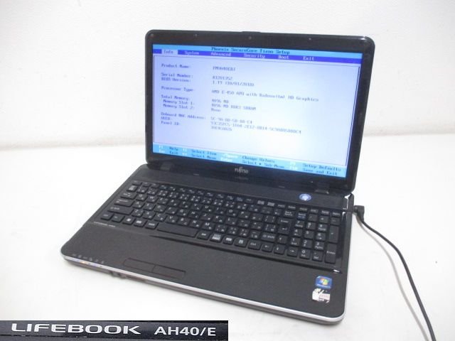 ヤフオク! -「fujitsu ノートパソコン ah40」(富士通) (ノートブック ヤフオク! -「fujitsu ノートパソコン ah40」(富士通) (ノートブック