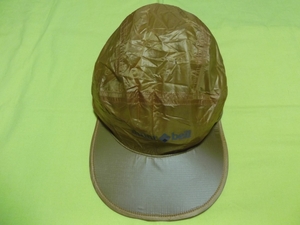 ●モンベル キャップ フリー ランニング キャップ オレンジ 54～60 帽子 サイズ調整可能