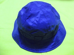 ●モンベル GORE-TEX クラッシャーハット 帽子 ブルー M 56～58 ゴアテックス シームシーリング