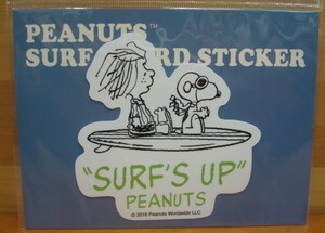 新品SNOOPY PEANUTS SURF BOARD STICKER（スヌーピーサーフボードステッカー） SNP-0059