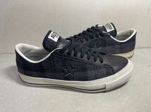 CONVERSE コンバース ONESTAR ワンスター 日本製 黒xチェック柄 US8 USED_画像3