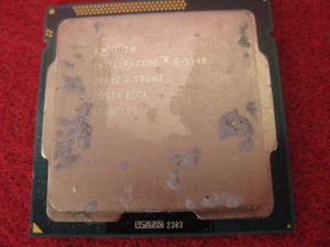 【ハッピー】Intel Core i5-3340 SR0YZ 3.10GHz CPU 現状 ジャンク扱い
