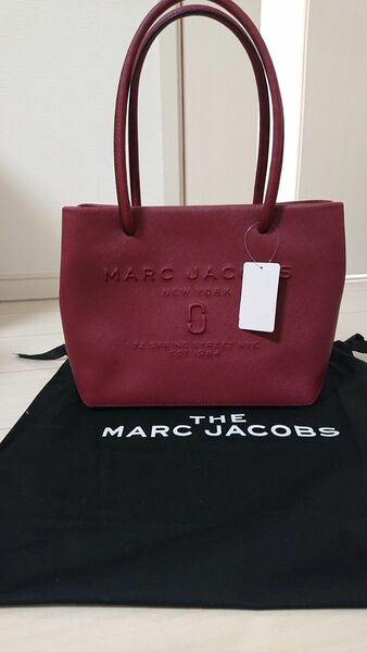 新品マークジェイコブMARCJACOBS LOGO SHOPPER SMALLEW TOTEロゴショッパースモールEWトートバッグ