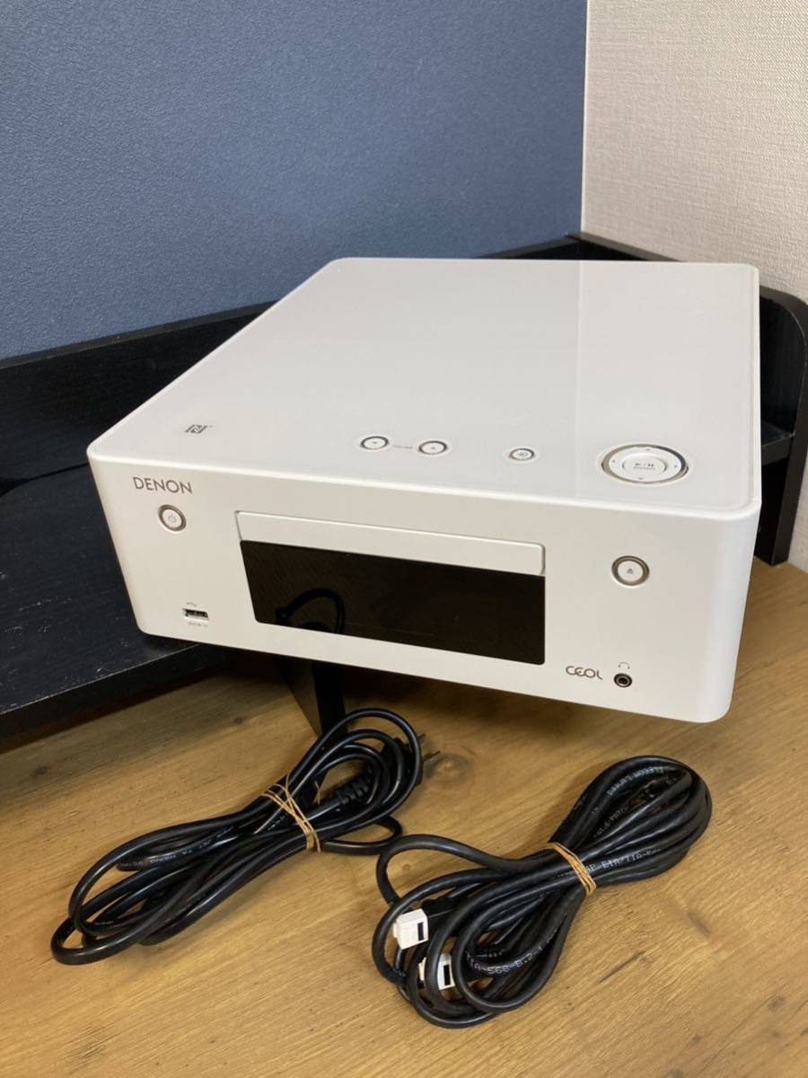 中古 DENON ネットワーク CDレシーバー RCD-N9 ホワイト アンプ