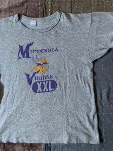 80s champion 88/12 ビンテージ Tシャツ チャンピオン vintage ミネソタバイキングス minesota vikings 紫 パープル 黄色 イエロー