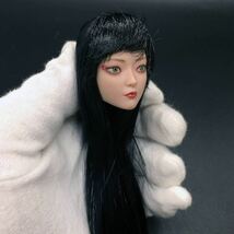 B199 1/6 フィギュア ヘッド　女性ヘッド　希少品 12インチドール 美少女 OB/TBLeague/Phicen/Jiaou doll素体対応 白肌 B199_画像3