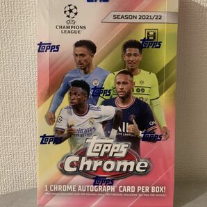 Soccer 2021-22 Topps Chrome EUFA Champions League Hobby Box の画像1