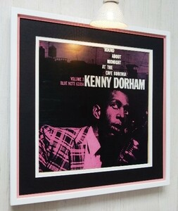 ケニー・ドーハム/50s ジャズ LP アート/ジャケ ポスター/Kenny Dorham/ Vol. 3/Jazz Art Classics/Framed Blue Note ALBUM/Latin Jazz