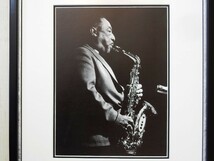 ジョニー・ホッジス/アート ピクチャー 額装/Memphis/Johnny Hodges/DUKE ELLINGTON ORCHESTRA/ジャズ モノクロ 写真/Gumbo Art_画像1