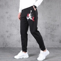 ナイキ XL ジョーダン ジャンプマン クラシック フリースクルー パンツ 定価17050円 ブラック レッド JORDAN JUMPMAN スウェット 上下_画像8