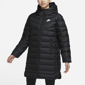  Nike L женский Phil down f-ti- пальто обычная цена 24200 иен черный sa-ma Fit средний длина жакет 