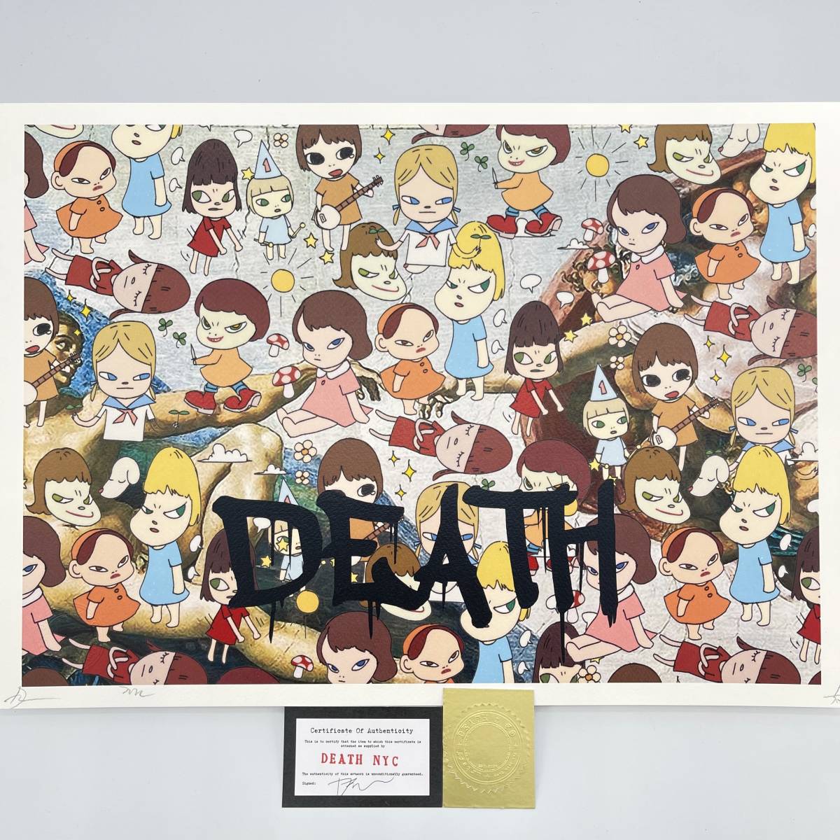奈良美智 ドラミング ガール 123 フィギュア 3体セット 女の子 Drumming Girls 六本木 森美術館 森アート 限定 完売 nara yoshitomo ホビー、カルチャー 美術品 彫刻、オブジェ