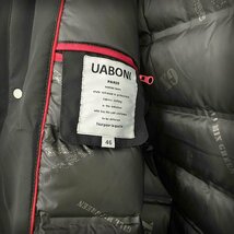 今期限定EU製＆定価13万◆UABONI*Paris*ジャケット*ユアボニ*パリ発◆グースダウン90％ 豪華毛皮ファー付 極地防寒 撥水加工 ビジネス M/46_画像8