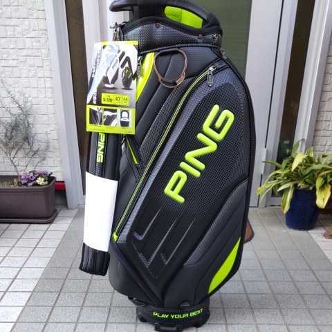 PING キャディバック ネイビー 極美品 日本クーポン asfia.com.br
