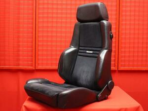 ★RECARO ORTHOPAD DL220HV レカロ オルソペド レザー フェイクレザーブラック ダイナミカブラック！ジャンク張替ベースに！★jseat