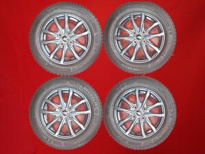 スタッドレス 5Wスポークタイプ1P+ミシュランX-ICEXI3 175/65R14 9.5/9分山★フィットデミオなどに！stwt14