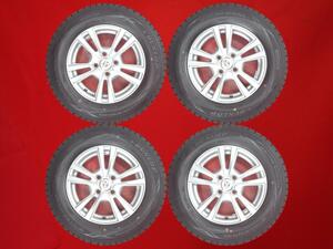 スタッドレス 5Wスポークタイプ1P+ダンロップウィンターMAXX01 WM01 185/70R14 8.5分山★フリードに！stwt14